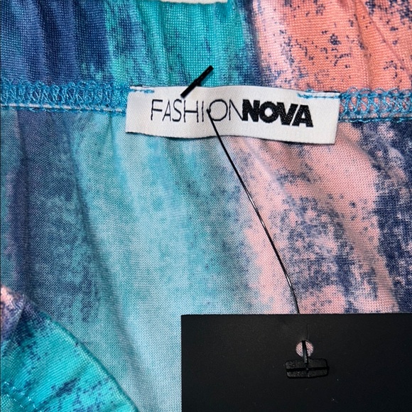 Fashion Nova Look Me Up And Down Ruched Multi Color Strapless Bodycon Dress - Picture 11 of 13